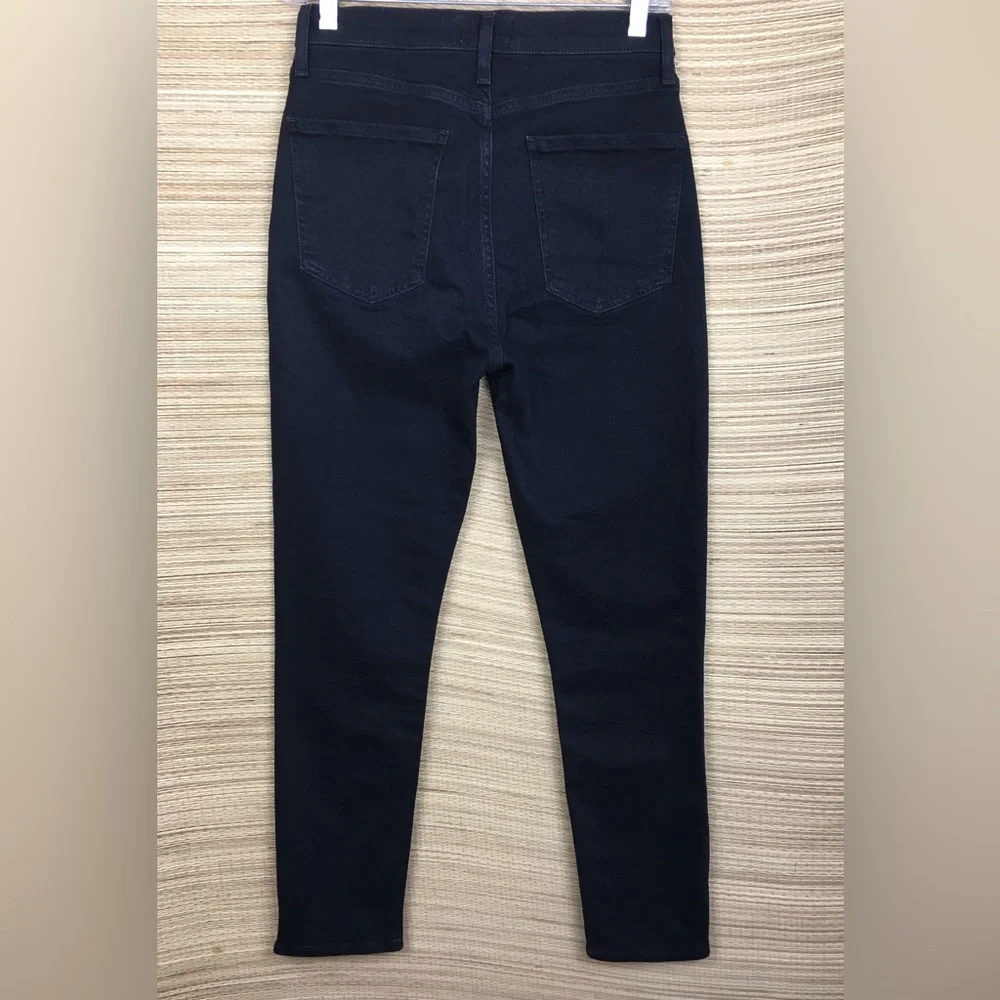 AGOLDE Nico High Rise Slim Jeans In Black Wash Size 26 - Picture 4 of 11